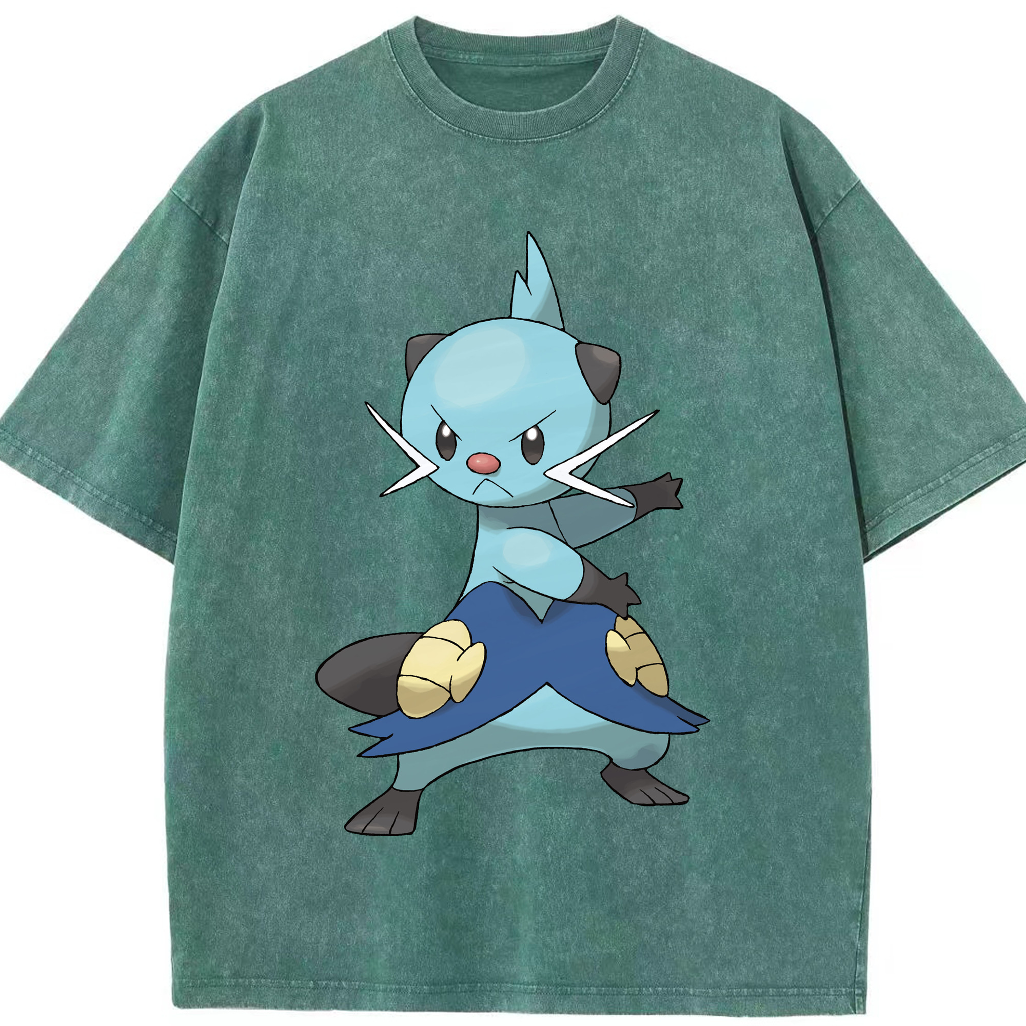 （画像用） ポケットモンスター Pokémon 綿100% ヴィンテージ風 半袖Tシャツ（フロントプリント）